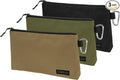 COREFLEX Premium Tool Pouch Zipper Bag, Small Tool Bag, Multipurpose Storage pouch, Heavy duty Flat Bottom Tool bag with YKK Zipper (3 pack Medium 10inch)