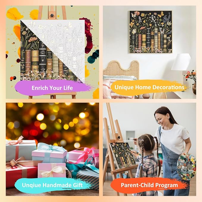 Framed Paint by Numbers Kit for Adults - Image 7