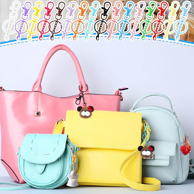 64 Pcs Colorful Swivel Snap Hook - Image 7