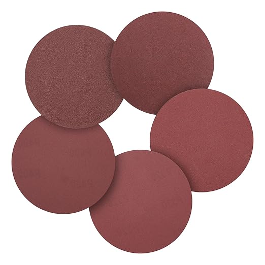 50 Pcs 6 Inch Sanding Disc 80/120/220/320/600 Grit Round Hook and Loop Sandpaper for Random Orbital Sander Automotive Car