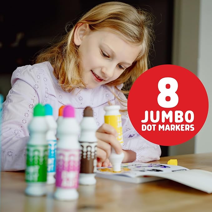 Chuckle & Roar - Dot Art Activity Kit - Mess Free Washable Markers - Image 3