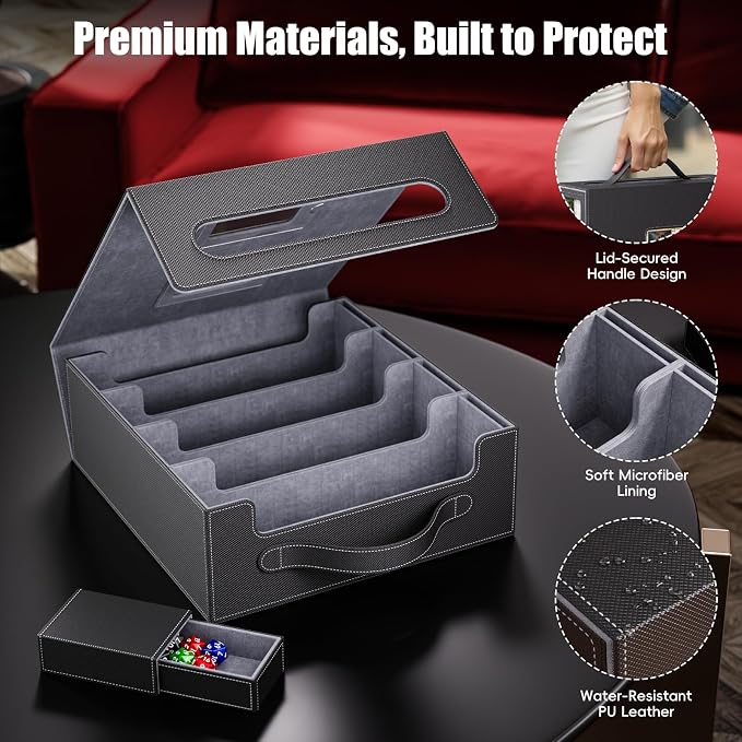 Trading Card Storage Box – 3500+ Magnetic MTG Deck Box - Image 5