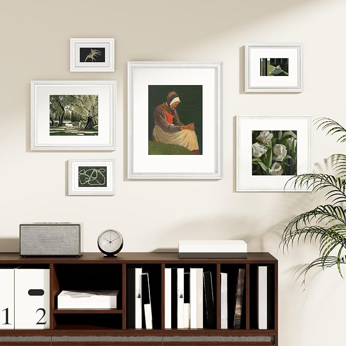 Vittanly 4x6 Picture Frames Set of 2, Ornate Vintage Photo Frame - Image 2
