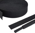 2:1 Ratio Flat Heat Shrinkable Braided Sleeving,Electrical Insulating Tubing,Durable Automotive Fabric Harness Shrinking Sheath (3/4"-42ft)