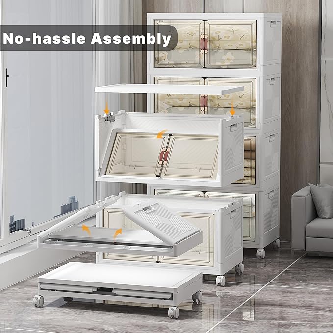 UAMFURI 700QT Stackable Storage Bins - Image 2