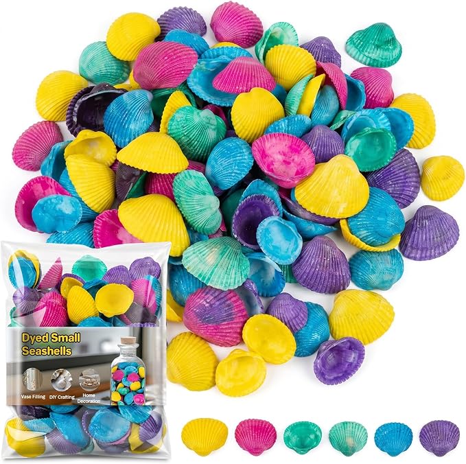 MAQIHAN 80 PCS Dye Sea Shells by MaqiIhanCustomOfficial