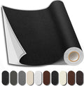 Leather Repair Patch, 17X158 inch Strong Sticky Repair Patch Self Adhesive Waterproof, DIY Large Vinyl Patches for Couches, Furniture, Sofa, Car, Chair (Black, 17X158 inch)