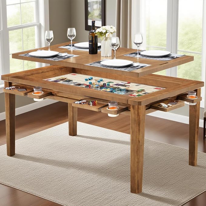 Haddockway 63" ×39“ Board Game Table by Haddockway