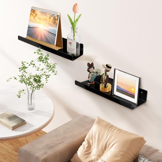 upsimples 2 Pcs 15" Acrylic Shelves - Image 2