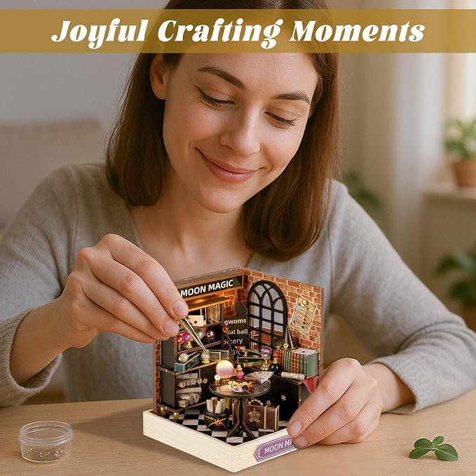 Flever Dollhouse Miniature DIY House Kit Creative Room - Image 5