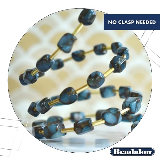 Beadalon Carbon Steel Memory Wire, Medium Bracelet, 1 oz, Approx. 73 coils - Image 7