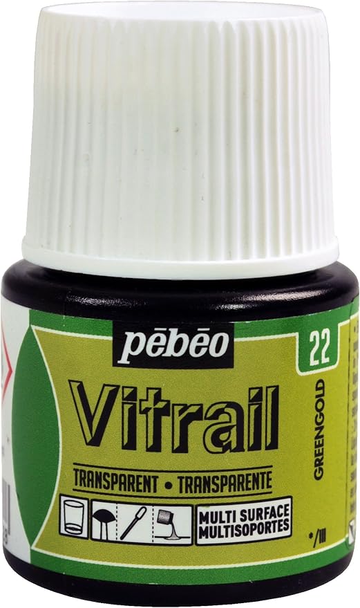 Pebeo Vitrail, Stained Glass Effect Paint, 45 ml Bottle by Unknown
