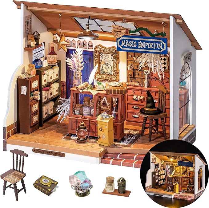 Rolife DIY Miniature House Kit Magic House, Tiny House Kit by Rolife