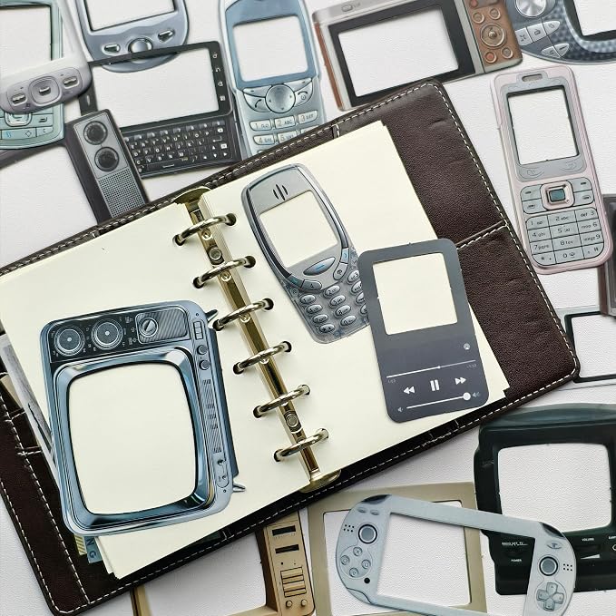 100 Pcs Y2K Retro Tech Stickers - Image 7