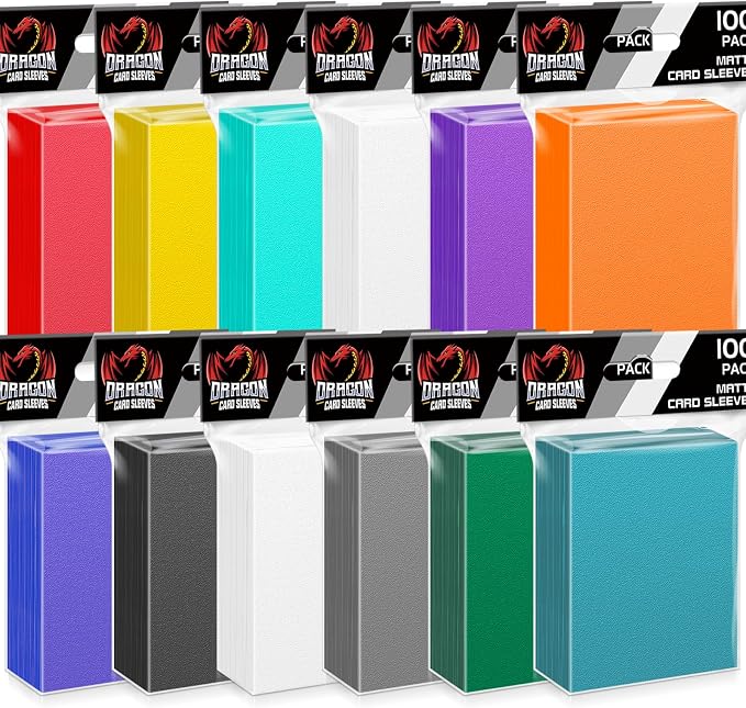 1200 Count Card Sleeves Toploaders by Homthy