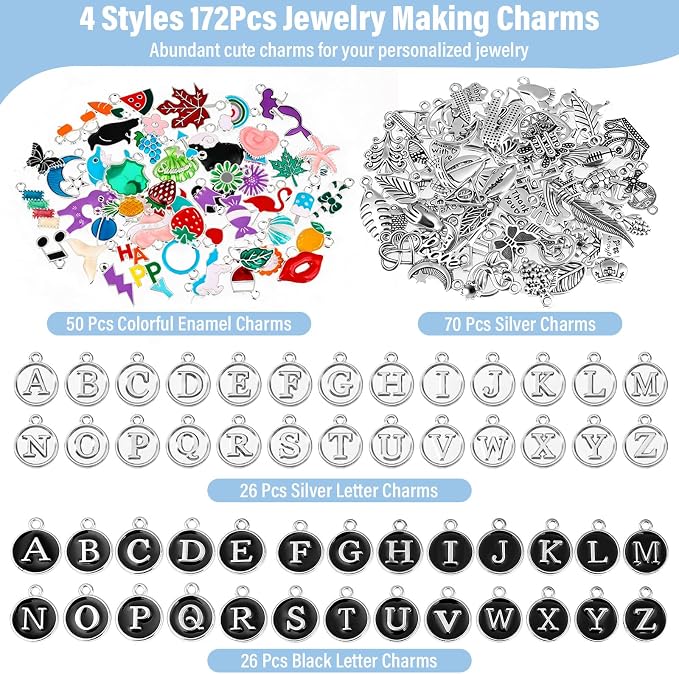 Modacraft 443 Pcs Charms Lip Gloss Keychain Making Kit - Image 2