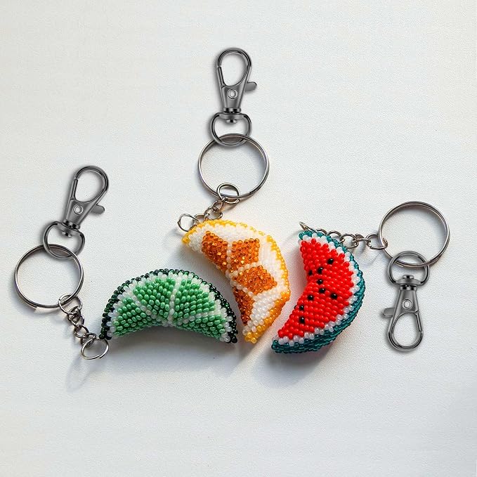 60PCS Keychain Making Kit, Including 30PCS Keychains Clips Hooks and 30PCS Key - Image 6
