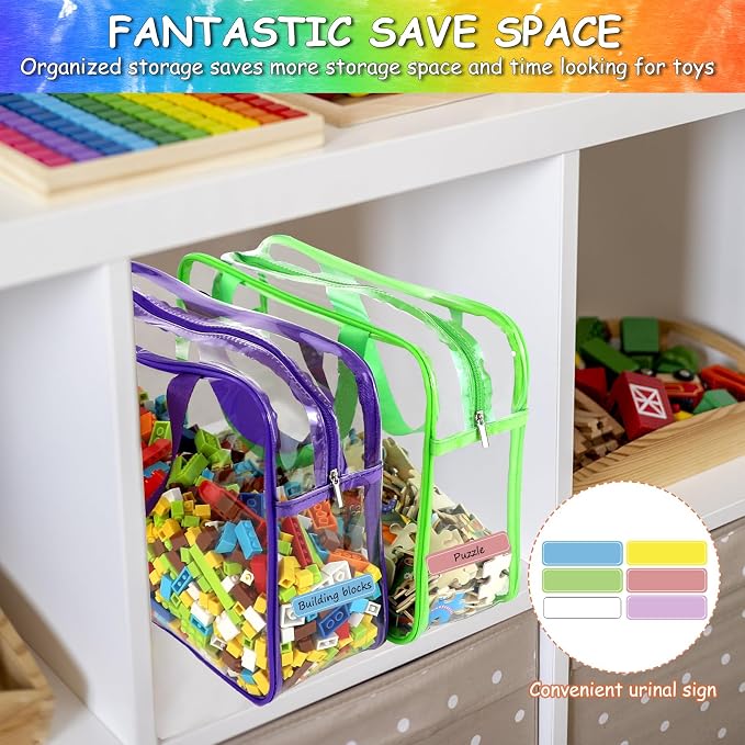 6 Color Large Toy Storage Bags - Image 5