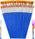 66 Pcs Small Paint Brushes Set by Unknown