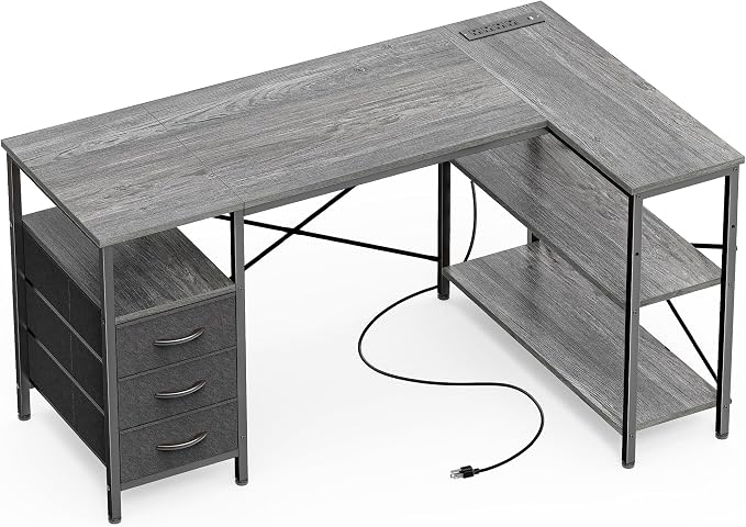 Huuger L Shaped Office Desk by Huuger