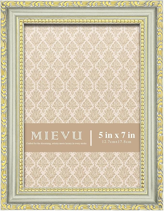 5×7 Picture Frame Gold by MIEVU