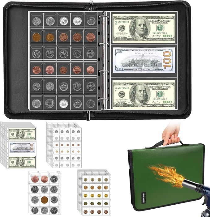 Coin Collection Book Holder Organizer by TRONIC+MASTER