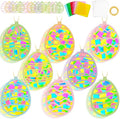 32 Sets Easter Egg Suncatchers Craft Kit DIY Window Stained Glass Effect Easter by Lonfliness