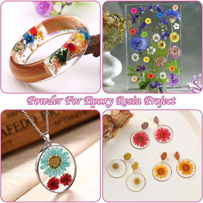 1800 PCS Small Dried Flowers for Crafts Resin - Image 4