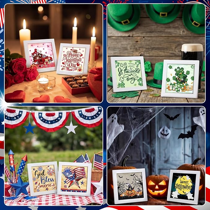 Trandraft 26 Pcs Fall Interchangeable Holiday Diamond Art Kits - Image 4