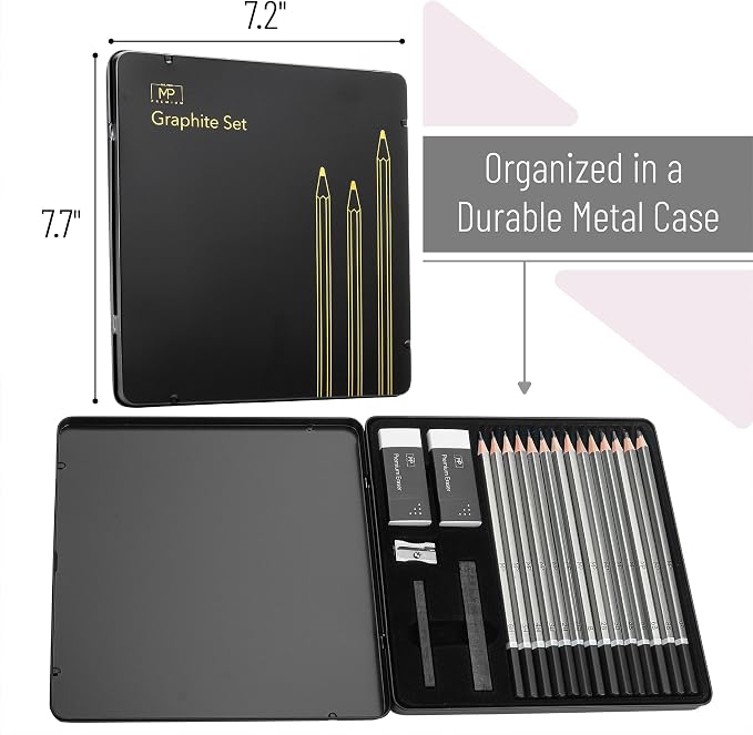 Mr. Pen- Drawing Sketching Pencil Set, Graphite Pencils | Graphite Sticks - Image 7