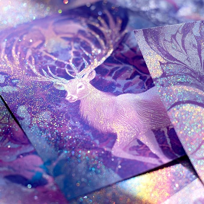AUREUO Galaxy Glitter Acrylic Paint Set - Image 6