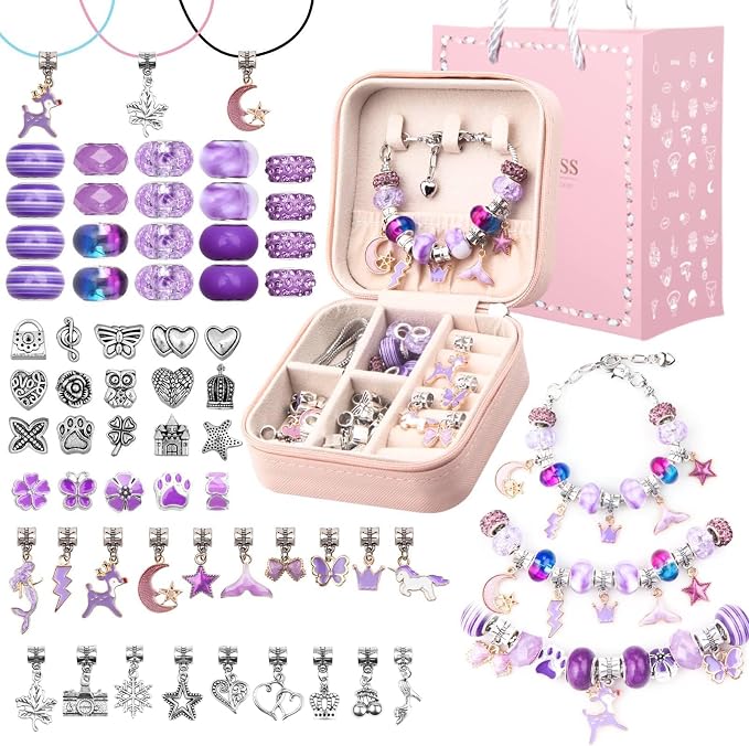 UFU Charm Bracelet Making Kit, Jewelry Making Kit Craft Gift by UFU