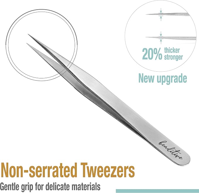 Beaditive High Precision Tweezers 3 Pack - Image 2