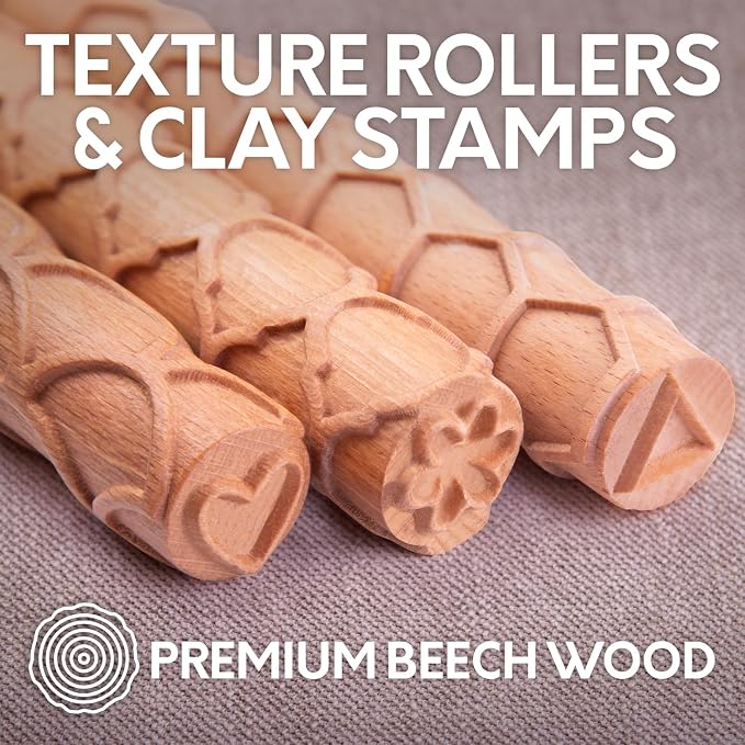 Byllstore Extra Large Clay Texture Rollers - Image 2