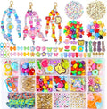 Ecoofor 487 PCS Beaded Keychain Making Kit, Acrylic Letter Beads by Ecoofor