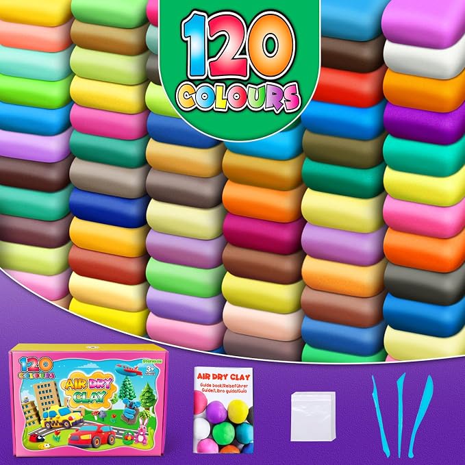 ESSENSON Air Dry Clay, 120 Colors, Modeling Clay - Image 2