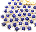 12mm 150pcs Dark Blue Sew on Rhinestones, Crystals Glass Gems by Unknown