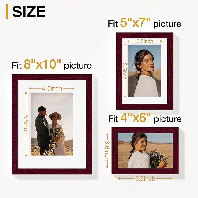 Vittanly 15 Pack Picture Frames Collage Wall Decor - Image 3