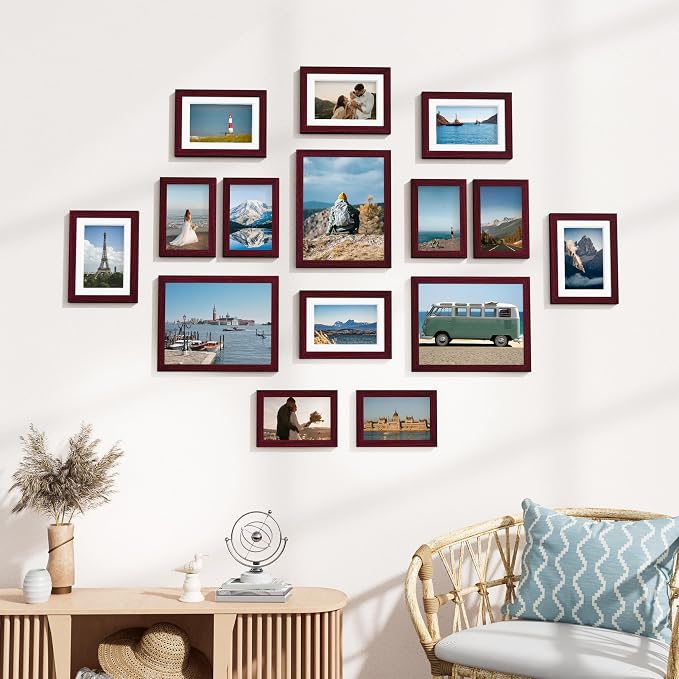 Vittanly 15 Pack Picture Frames Collage Wall Decor - Image 7