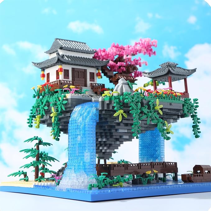 Yushinv Cherry Blossom Tree Building Set - Image 6