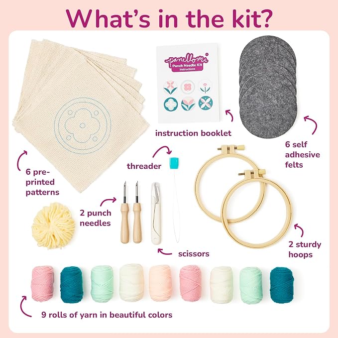 Panellomi Flower Punch Needle Kit - Image 4