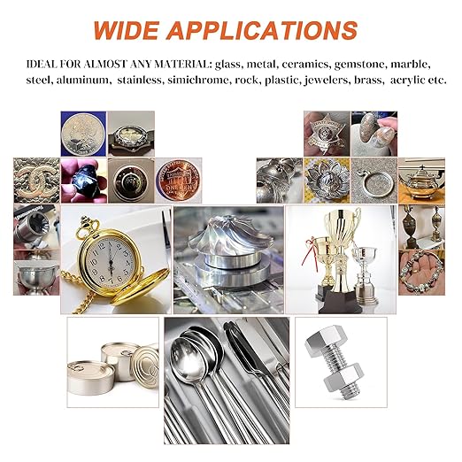 80,000Grit Diamond Polishing Lapping Compound Polish Paste with 25% Diamond Powder (0.1 Micros) for Metal Silver Chrome Glass Marble Resin Rock Watch Jewelry Gemstone - 50G (1.76 Oz)