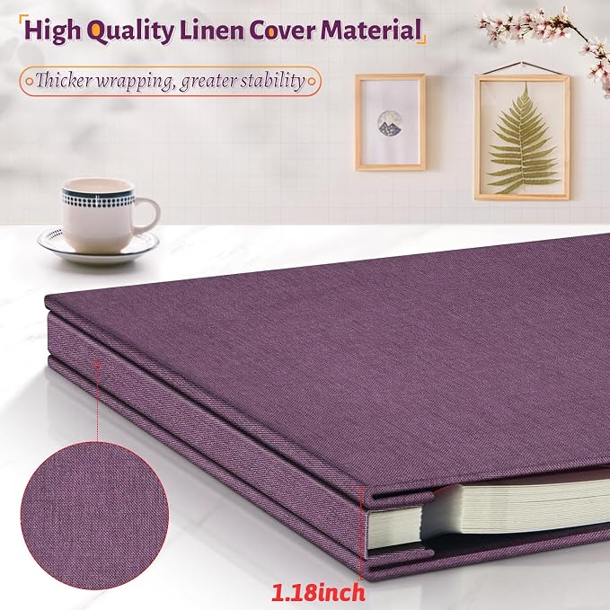 Artfeel Photo Album Self Adhesive Scrapbook, Large Photo Book - Image 5
