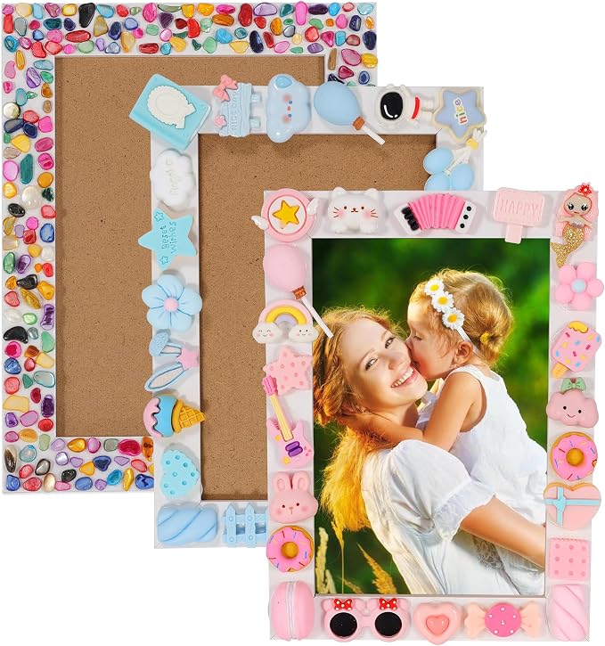 ZALIAFEI 3PCS Mosaic Photo Frame Craft Kit, DIY Crafts Crafts by ZALIAFEI