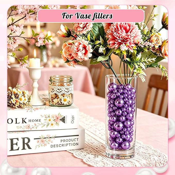 2000PCS Pearls for Crafting, Candles Centerpiece, DIY Crafts, Jewelry Making - Image 5