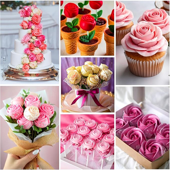 Mity rain 3D Rose Cake Pop Mold - Image 3