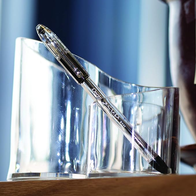 Pentel RSVP Ballpoint Pen, Fine Line, Violet Ink, Box of 12 - Image 2