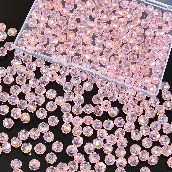 220Pcs 10mm Crystal Glass Beads by Laopottbeads