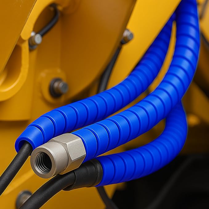 Electriduct 3/4 Inch Heavy Duty Spiral Wrap HDPE Flexible Plastic Cable Sleeve - Image 4