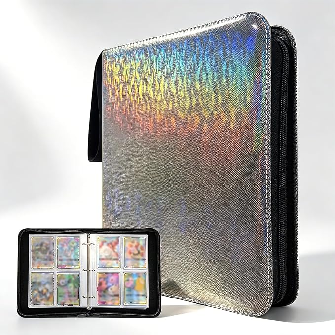 Trading Card Binder 4-Pocket Zippered by Unknown